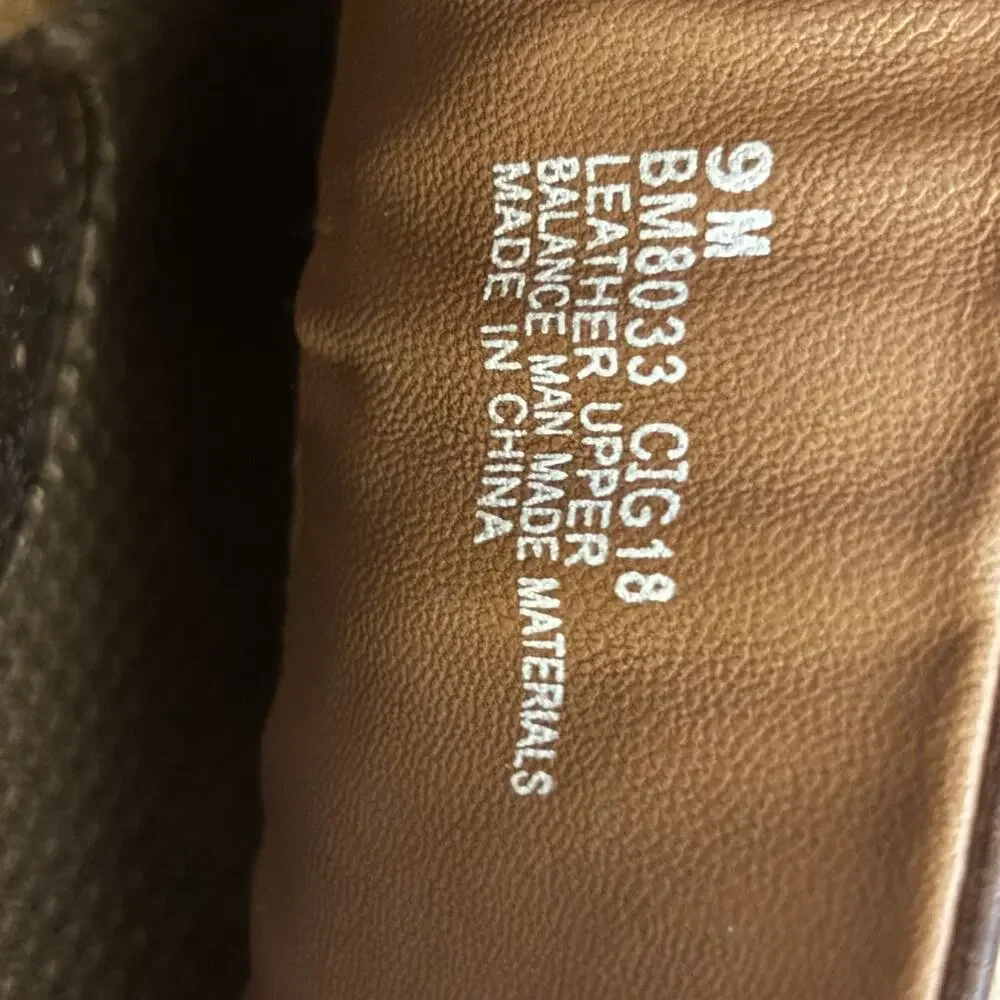 B.O.C Eric Men's US 9 M Brown Leather Loafers Shoes